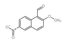 2-METHOXY-6-NITRONAPHTHALENE-1-CARBOXALDEHYDE structure