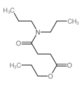 Butanoic acid,4-(dipropylamino)-4-oxo-, propyl ester structure