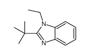 (9ci)-2-(1,1-二甲基乙基)-1-乙基-1H-苯并咪唑结构式