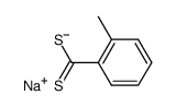 sodium 2-methylbenzodithioate结构式