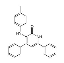 4,6-diphenyl-3-p-toluidino-2-pyridone结构式