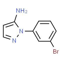 1-(3-Bromophenyl)-1H-pyrazol-5-amine Structure