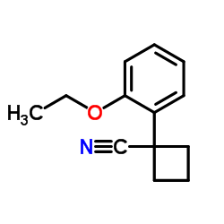 Cyclobutanecarbonitrile, 1-(2-ethoxyphenyl)- (9CI) structure