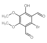 1,3-Benzenedicarboxaldehyde,2-bromo-4-hydroxy-5,6-dimethoxy- picture