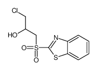 1-(1,3-benzothiazol-2-ylsulfonyl)-3-chloropropan-2-ol Structure