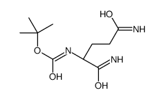 (S)-Tert-Butyl (1,5-diamino-1,5-dioxopentan-2-yl)carbamate Structure