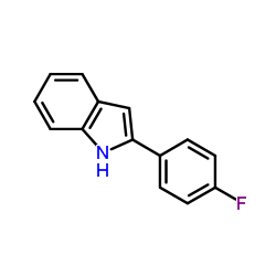 2-(4-Fluorophenyl) indole Structure