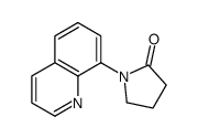 1-(8-Quinolinyl)-2-pyrrolidinone structure