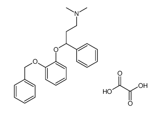 N,N-dimethyl-3-phenyl-3-(2-phenylmethoxyphenoxy)propan-1-amine,oxalic acid结构式