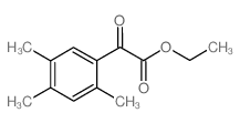 ETHYL 2,4,5-TRIMETHYLBENZOYLFORMATE Structure