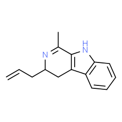 3H-Pyrido[3,4-b]indole,3-allyl-4,9-dihydro-1-methyl-(8CI) structure