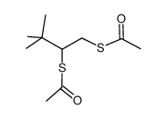 S,S'-(3,3-dimethylbutane-1,2-diyl) diethanethioate Structure