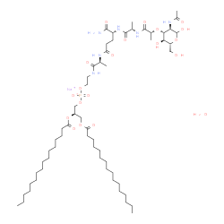 Mifamurtide sodium hydrate Structure