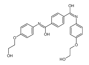 1-N,4-N-bis[4-(2-hydroxyethoxy)phenyl]benzene-1,4-dicarboxamide Structure