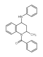 4-ANILINO-1-BENZOYL-2-METHYL-1,2,3,4-TETRAHYDROQUINOLINE Structure