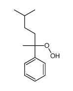 (2-hydroperoxy-5-methylhexan-2-yl)benzene结构式