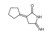 3-cyclopentyLiDene-5-imino-pyrrolidin-2-one Structure