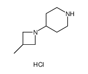 Piperidine, 4-(3-methyl-1-azetidinyl)-, trihydrochloride Structure