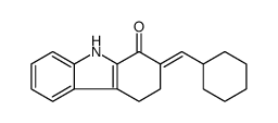 1H-Carbazol-1-one, 2-(cyclohexylmethylene)-2,3,4,9-tetrahydro Structure