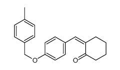 2-[[4-[(4-methylphenyl)methoxy]phenyl]methylidene]cyclohexan-1-one Structure