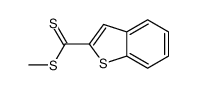 methyl 1-benzothiophene-2-carbodithioate结构式