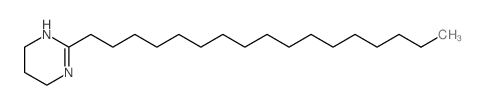 2-heptadecyl-1,4,5,6-tetrahydropyrimidine structure