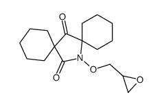 14-(oxiran-2-ylmethoxy)-14-azadispiro[5.1.58.26]pentadecane-7,15-dione Structure