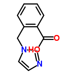 2-IMIDAZOL-1-YLMETHYL-BENZOIC ACID Structure