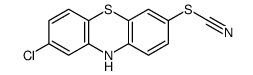 (8-chloro-10H-phenothiazin-3-yl) thiocyanate Structure