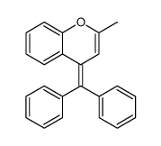 4H-1-Benzopyran, 4-(diphenylmethylene)-2-methyl结构式