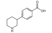 3-(4-羧基苯基)哌啶结构式