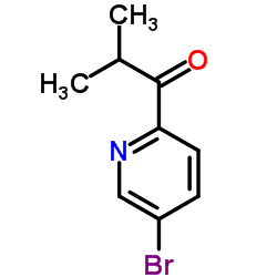 1-(5-Bromo-2-pyridinyl)-2-methyl-1-propanone结构式