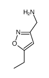 1-(5-Ethyl-1,2-oxazol-3-yl)methanamine结构式