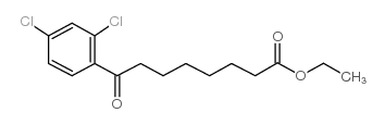 ethyl 8-(2,4-dichlorophenyl)-8-oxooctanoate结构式