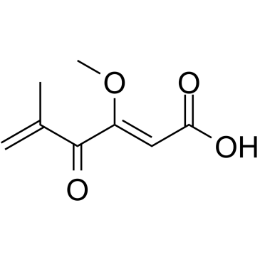 g-Keto-b-methoxy-d-methylene-Da-hexenoic Acid Structure