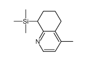 trimethyl-(4-methyl-5,6,7,8-tetrahydroquinolin-8-yl)silane Structure