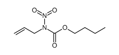 Carbamic acid, nitro-2-propenyl-, butyl ester Structure