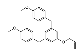 1,3-bis[(4-methoxyphenyl)methyl]-5-prop-2-enoxybenzene Structure