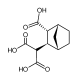 (+-)-(3endo-carboxy-[2exo]norbornyl)-malonic acid Structure