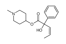 (1-methylpiperidin-4-yl) (E)-2-hydroxy-2-phenylpent-3-enoate Structure