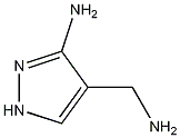 3-氨基-1H-吡唑-4-甲胺结构式