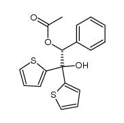 (R)-2-Phenyl-1,1-di-2-thienyl-1,2-ethandiol-2-acetat结构式