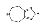 2,4,5,6,7,8-hexahydro-pyrazolo[3,4-d]azepine Structure