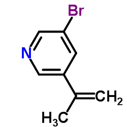 3-Bromo-5-isopropenylpyridine Structure