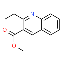 2-ETHYL-3-QUINOLINECARBOXYLIC ACID METHYL ESTER structure