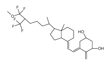 (1R,5Z)-5-[(2E)-2-[(7aR)-1-[(2R)-6-[difluoro(methoxy)methyl]-7,7,7-trifluoroheptan-2-yl]-7a-methyl-2,3,3a,5,6,7-hexahydro-1H-inden-4-ylidene]ethylidene]-4-methylidenecyclohexane-1,3-diol Structure