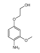 2-(4-amino-3-methoxyphenoxy)ethanol structure