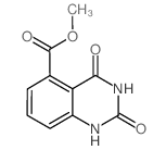 Methyl 2,4-dioxo-1,2,3,4-tetrahydro-5-quinazolinecarboxylate Structure