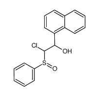 2-chloro-1-(naphthalen-1-yl)-2-(phenylsulfinyl)ethan-1-ol Structure