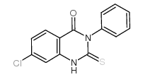 7-氯-2-巯基-3-苯基-3H-喹唑啉-4-星空app结构式